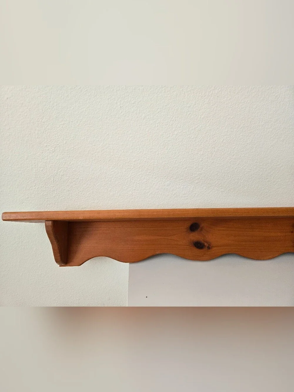 wooden wall shelf